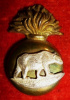 M150a - The Edmonton Fusiliers Officer's Silver Gilt Collar Badge